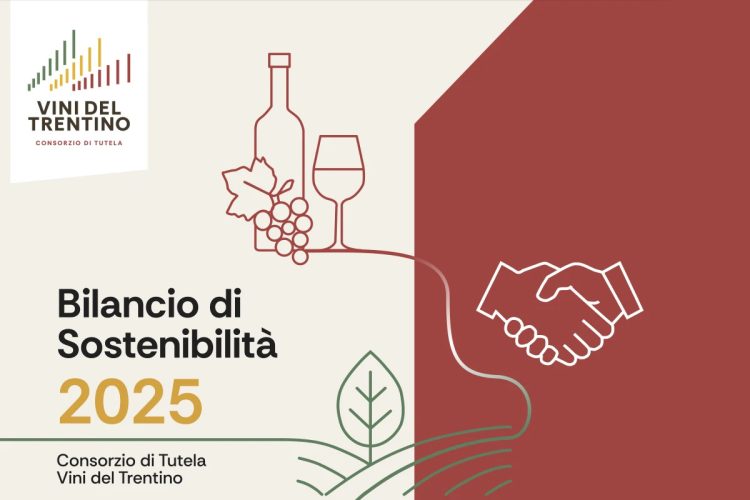 Themenbild zur Nachhaltigkeitsbilanz des Consorzio Vini del Trentino 2025 in Trient
