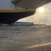 Passagierflugzeuge auf dem Vorfeld des Flughafens Catania im Morgenlicht, Archivaufnahme vom August 2019