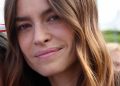 Porträt von Kasia Smutniak mit braunen Haaren bei den Filmfestspielen von Venedig im September 2018