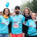 Läufer beim CorriPavia Halbmarathon, einer großen Laufveranstaltung in der Lombardei.