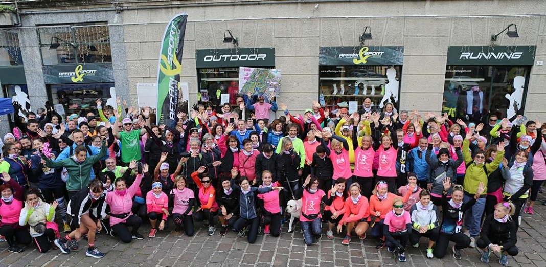 Donne in Corsa in Villasanta Start des Frauenlaufs Donne in Corsa in Villasanta, organisiert von Affari&Sport