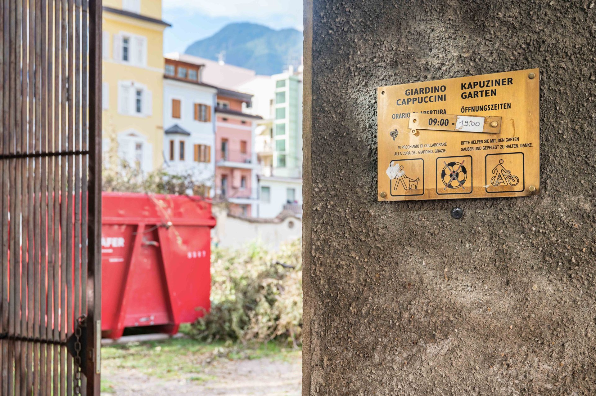 Eine Ansicht des Kapuzinerparks, der durch Sanierung und ein neues Bistro für junge Menschen attraktiver werden soll