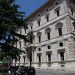 Fassade des Palazzo Cesaroni an der Piazza Italia in Perugia, Sitz des Regionalparlaments von Umbrien